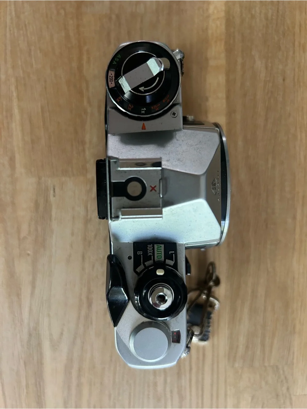 Pentax ME Film SLR Camera Body in Black and Silver - PARTS ONLY